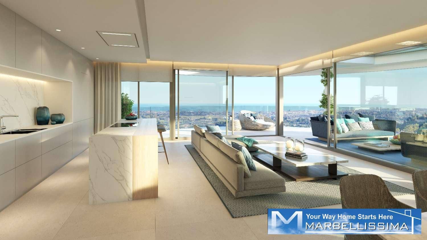 Apartamento Playa de 4 habitaciones en Benahavís en venta con piscina - 2.290.000 € (Ref: 9759621)