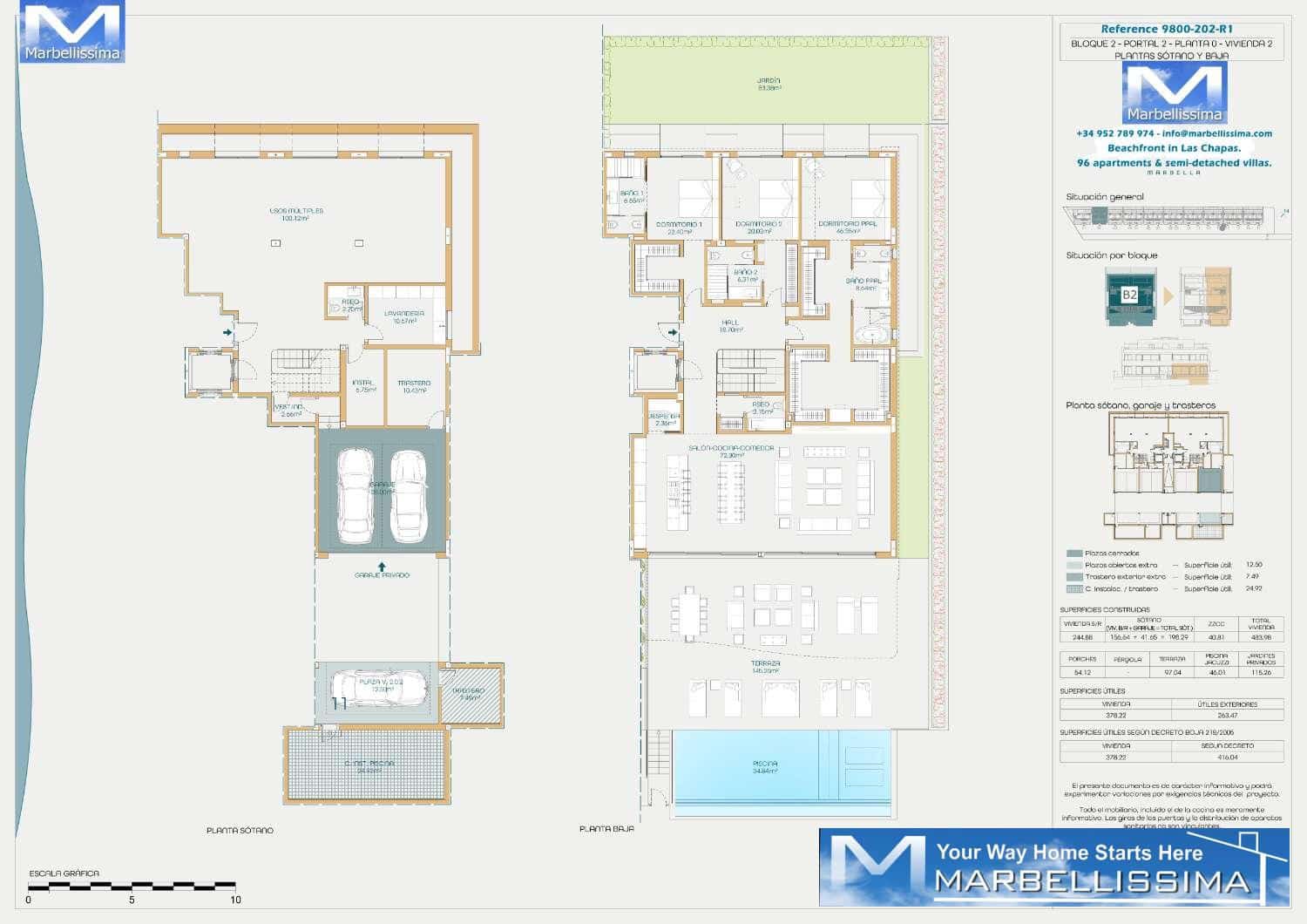 3 sypialnia Dom blizniak na sprzedaż w Marbella z basenem - 5 002 000 € (Ref: 9759624)