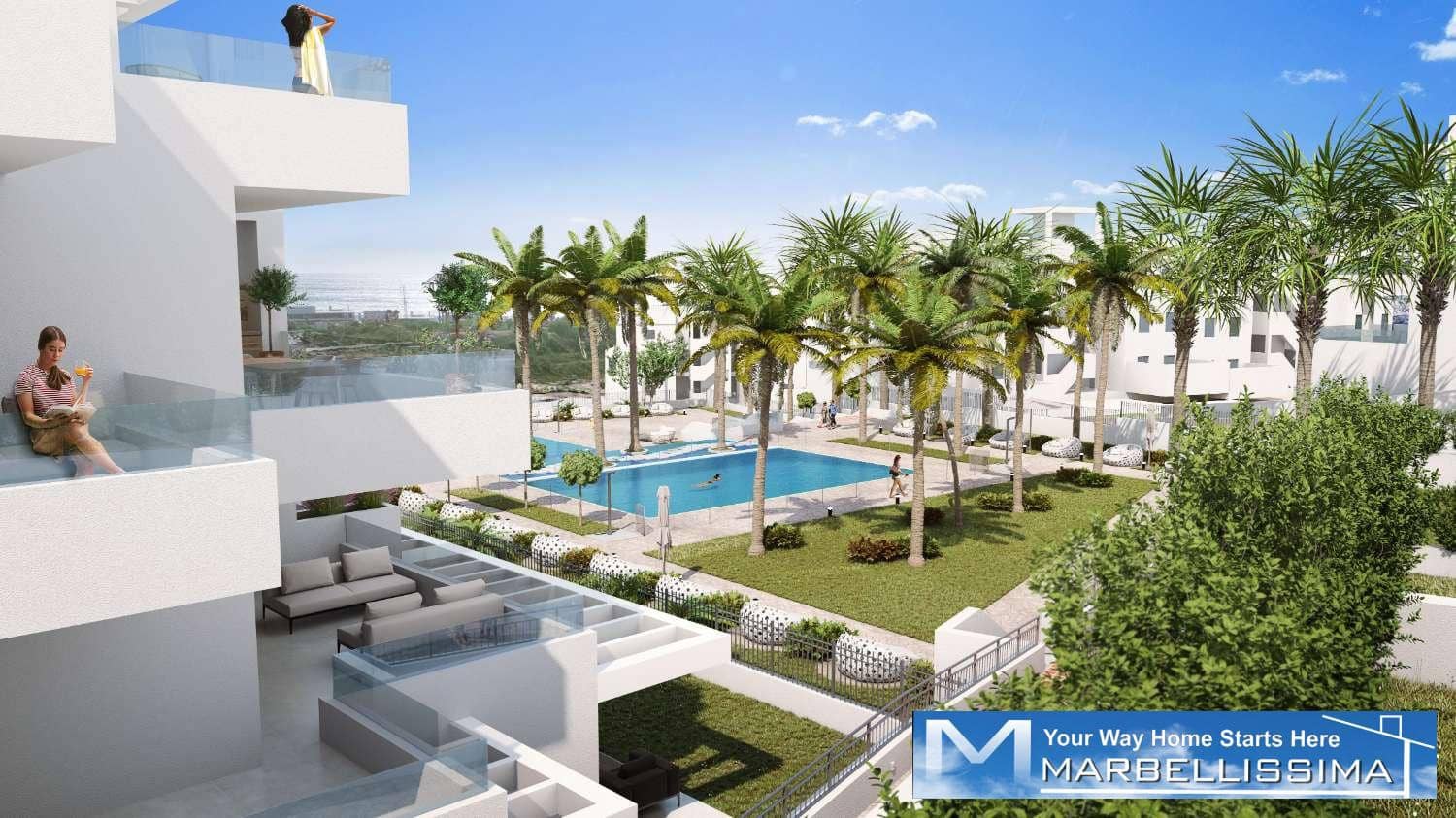 3 soveværelse Penthouse til salg i Estepona med swimmingpool - € 825.000 (Ref: 9759630)