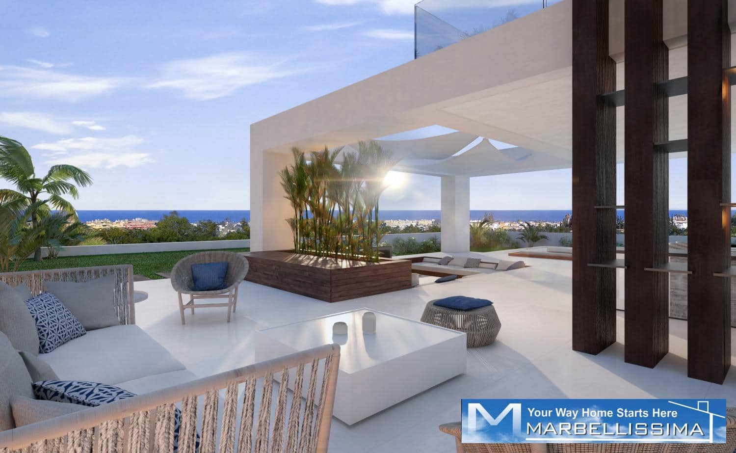 4 sovrum Villa till salu i Estepona med pool - 1 340 000 € (Ref: 9759631)