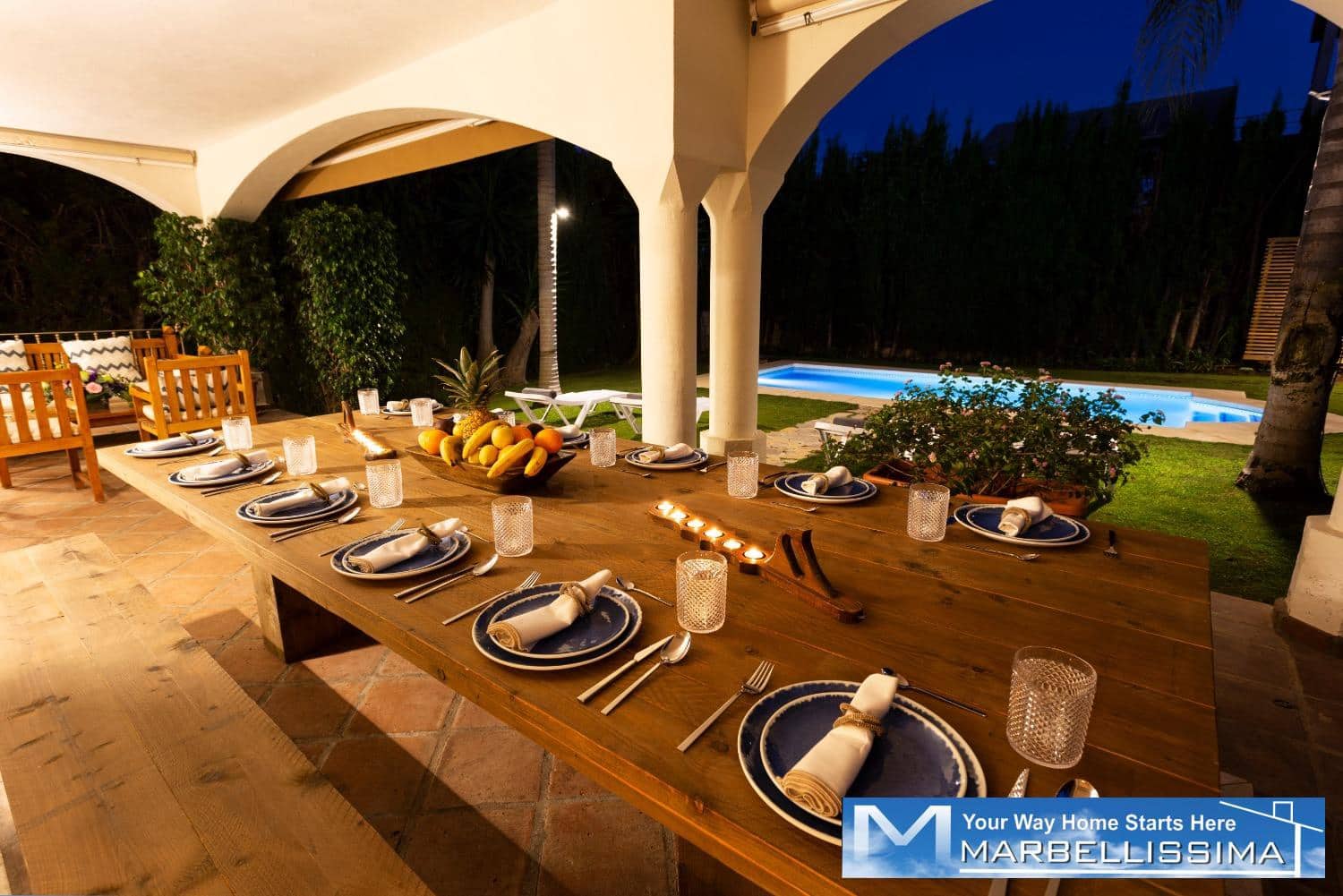 6 bedroom Villa for holiday rental in Marbella with pool - € 8,400 (Ref: 9759632)