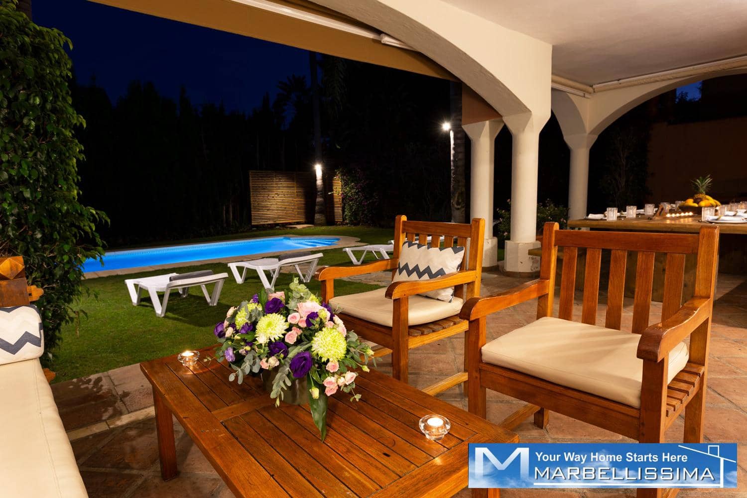 6 bedroom Villa for holiday rental in Marbella with pool - € 8,400 (Ref: 9759632)