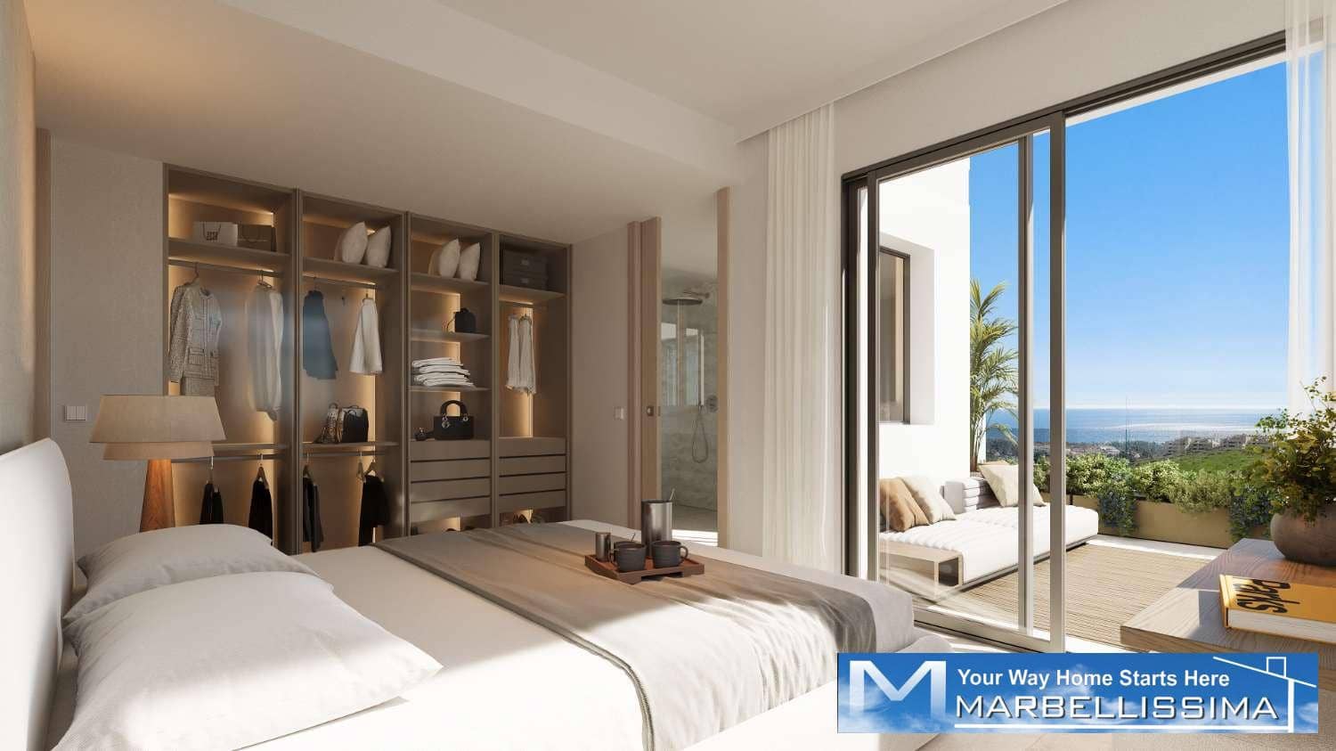 2 soverom Strandleiligheter til salgs i Las Lagunas de Mijas med svømmebasseng garasje - € 399 000 (Ref: 9803915)