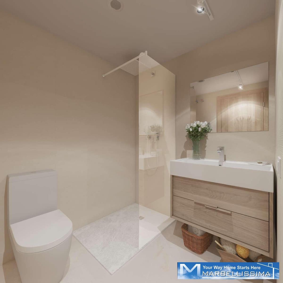 2 sovrum Strandlägenhet till salu i Estepona med pool garage - 430 000 € (Ref: 9815487)