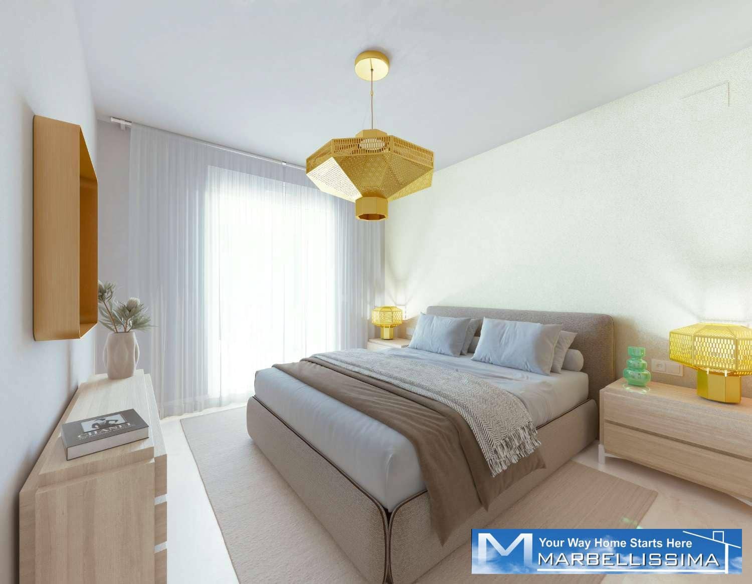 2 sovrum Strandlägenhet till salu i Estepona med pool garage - 430 000 € (Ref: 9815487)