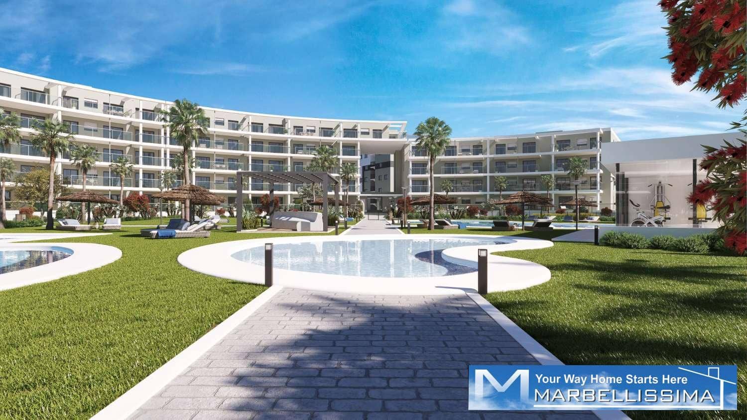 2 bedroom Beach Apartment for sale in Manilva with pool garage - € 459,000 (Ref: 9866464)