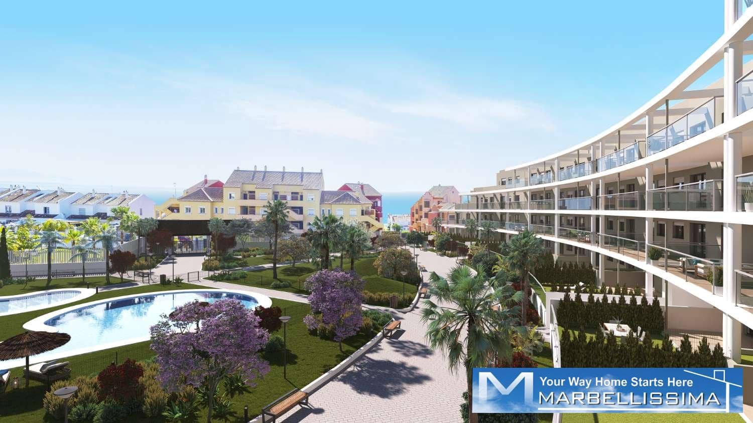 Apartamento Playa de 3 habitaciones en Manilva en venta con piscina garaje - 430.000 € (Ref: 9875670)