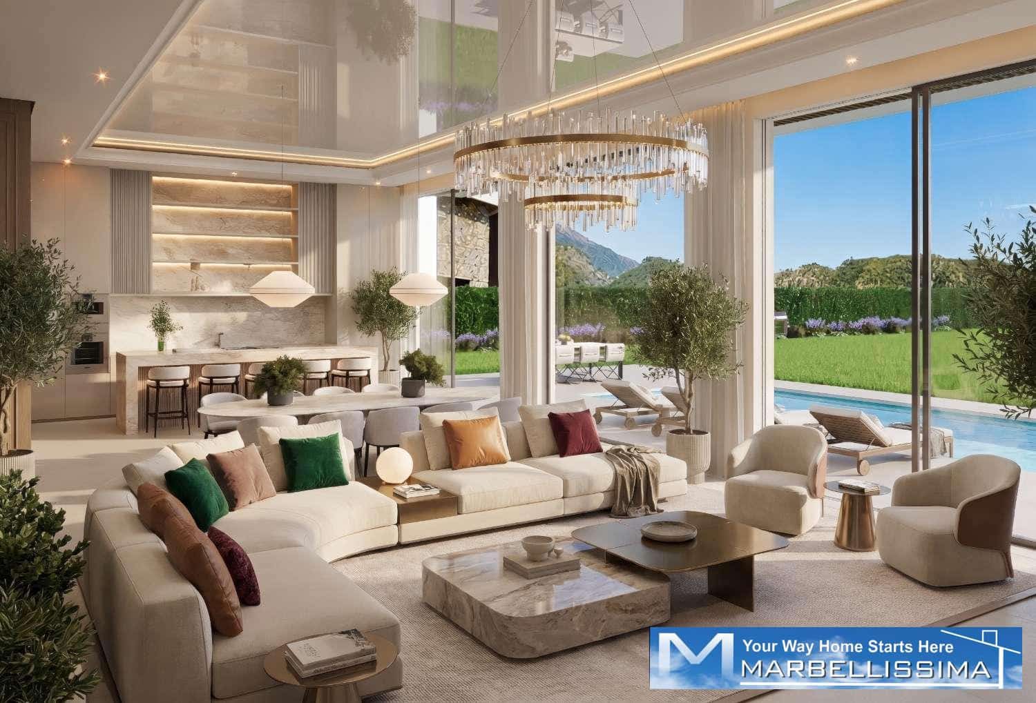 3 makuuhuone Huvila myytävänä paikassa Benahavis mukana uima-altaan - 1 650 000 € (Ref: 9895754)