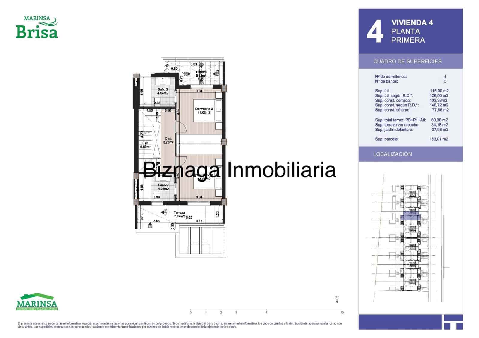 4 quarto Moradia para venda em Torrox-Costa com piscina garagem - 419 000 € (Ref: 9340024)