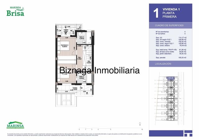 4 camera da letto Villa in vendita in Urbanización Santa Rosa, Torrox con piscina garage - 419.000 € (Rif: 9340024)