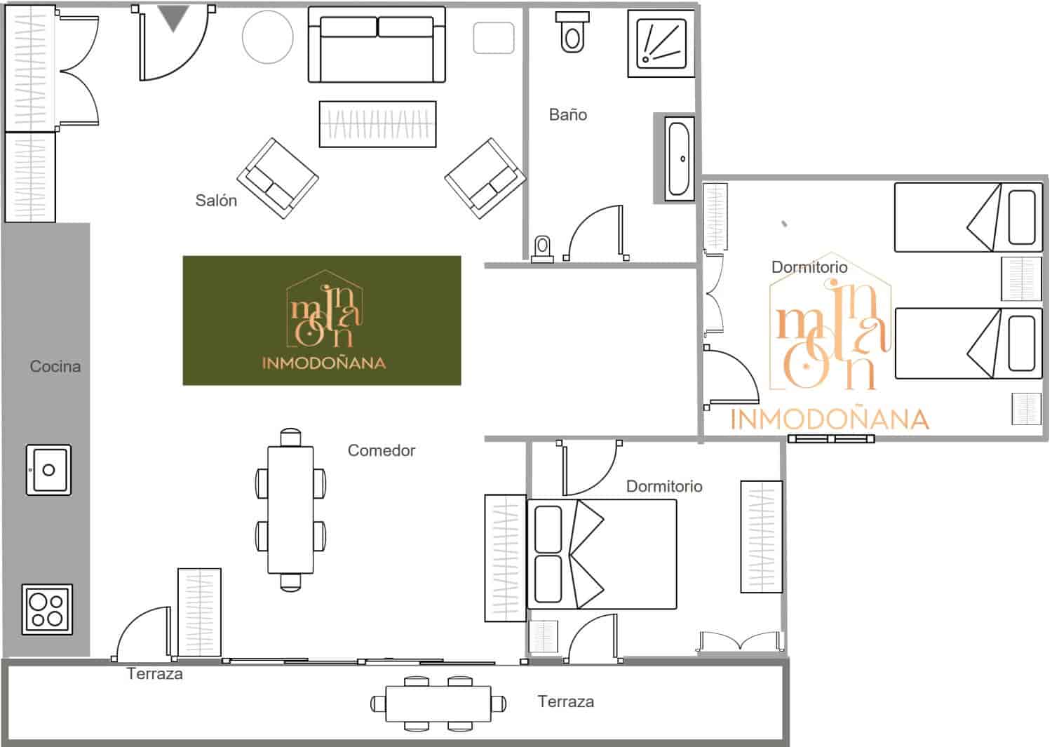2 chambre Appartement à vendre à Matalascanas - 274 000 € (Ref: 9622802)