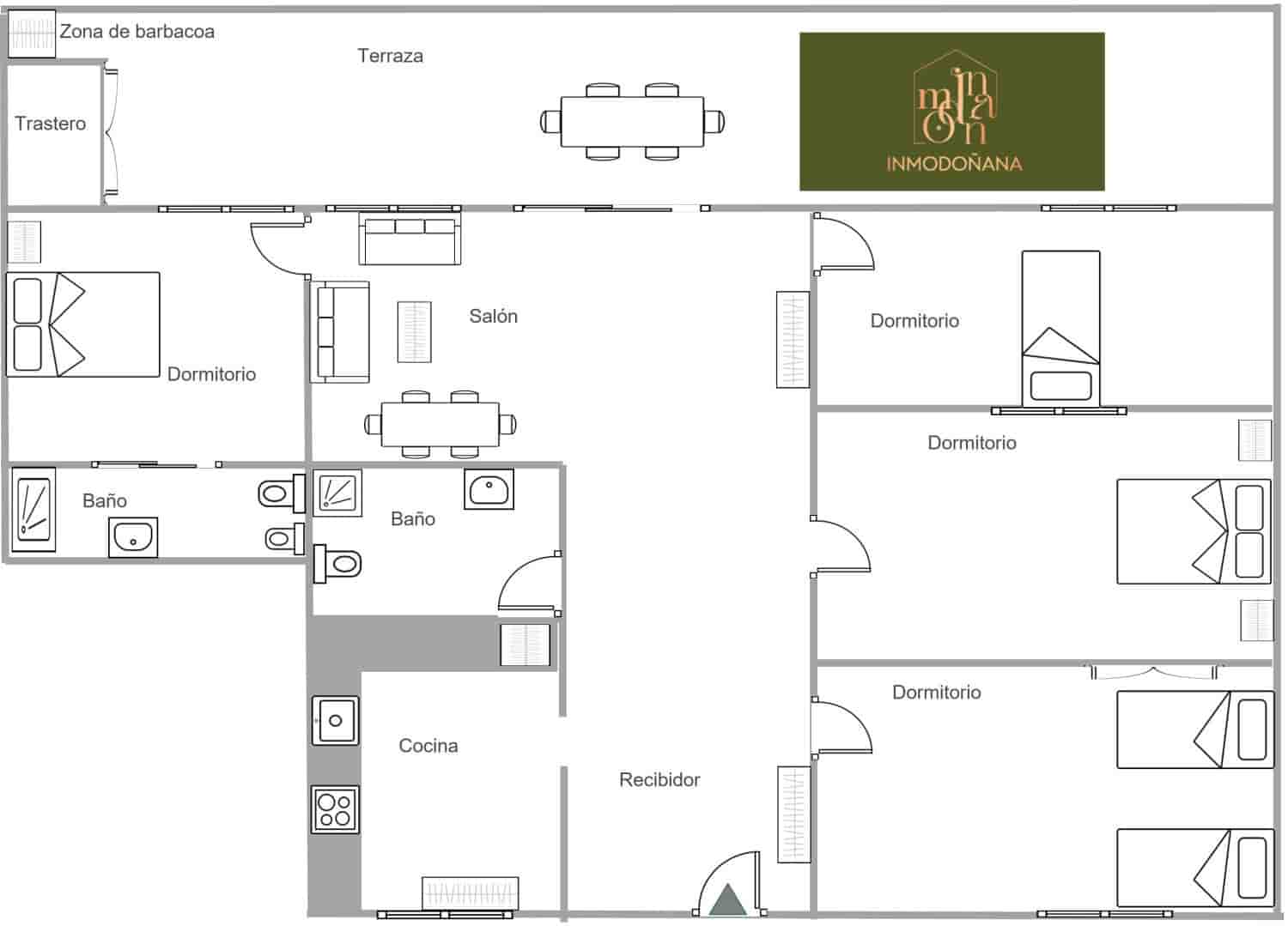 4 soveværelse Lejlighed til salg i Matalascanas - € 205.000 (Ref: 9622858)