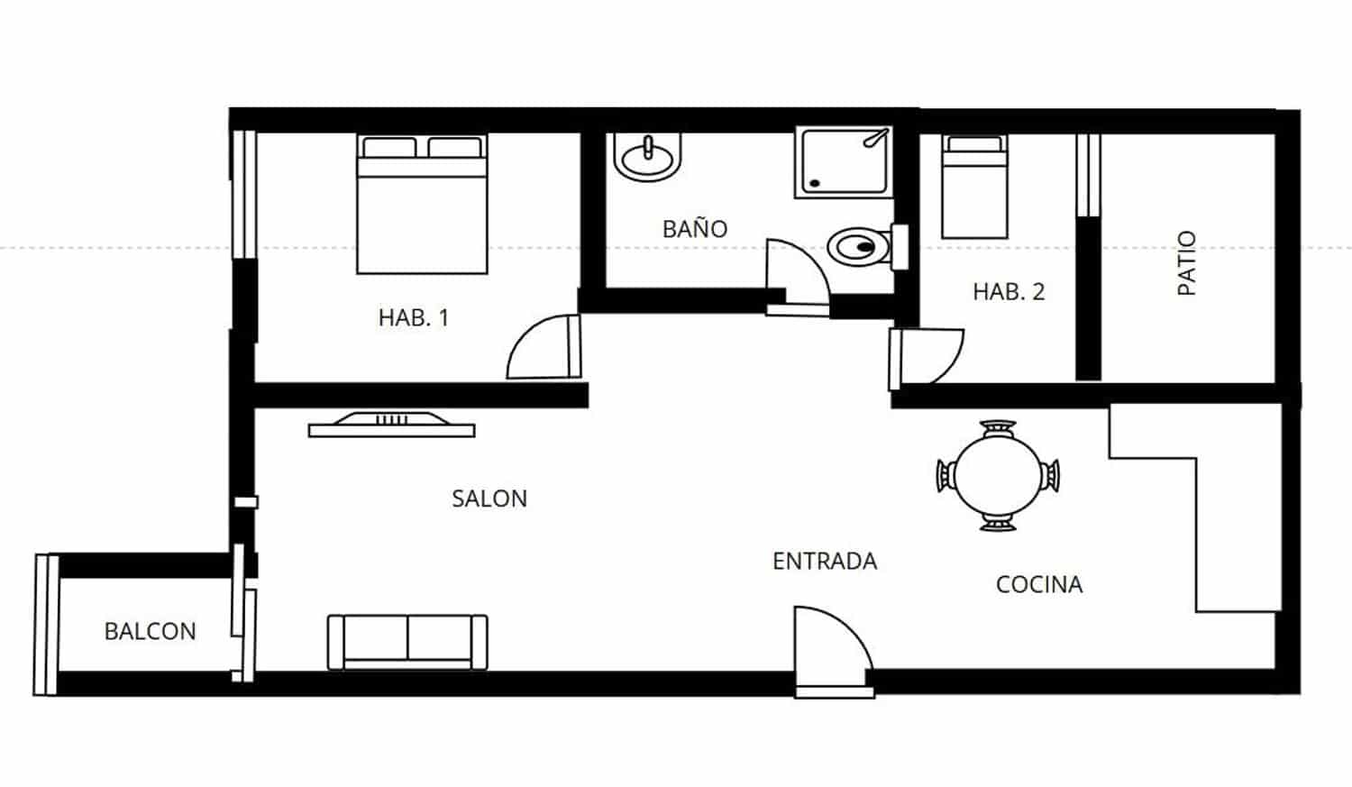 2 Zimmer Apartment zu verkaufen in Formentera del Segura mit Pool Garage - 105.000 € (Ref: 10101295)