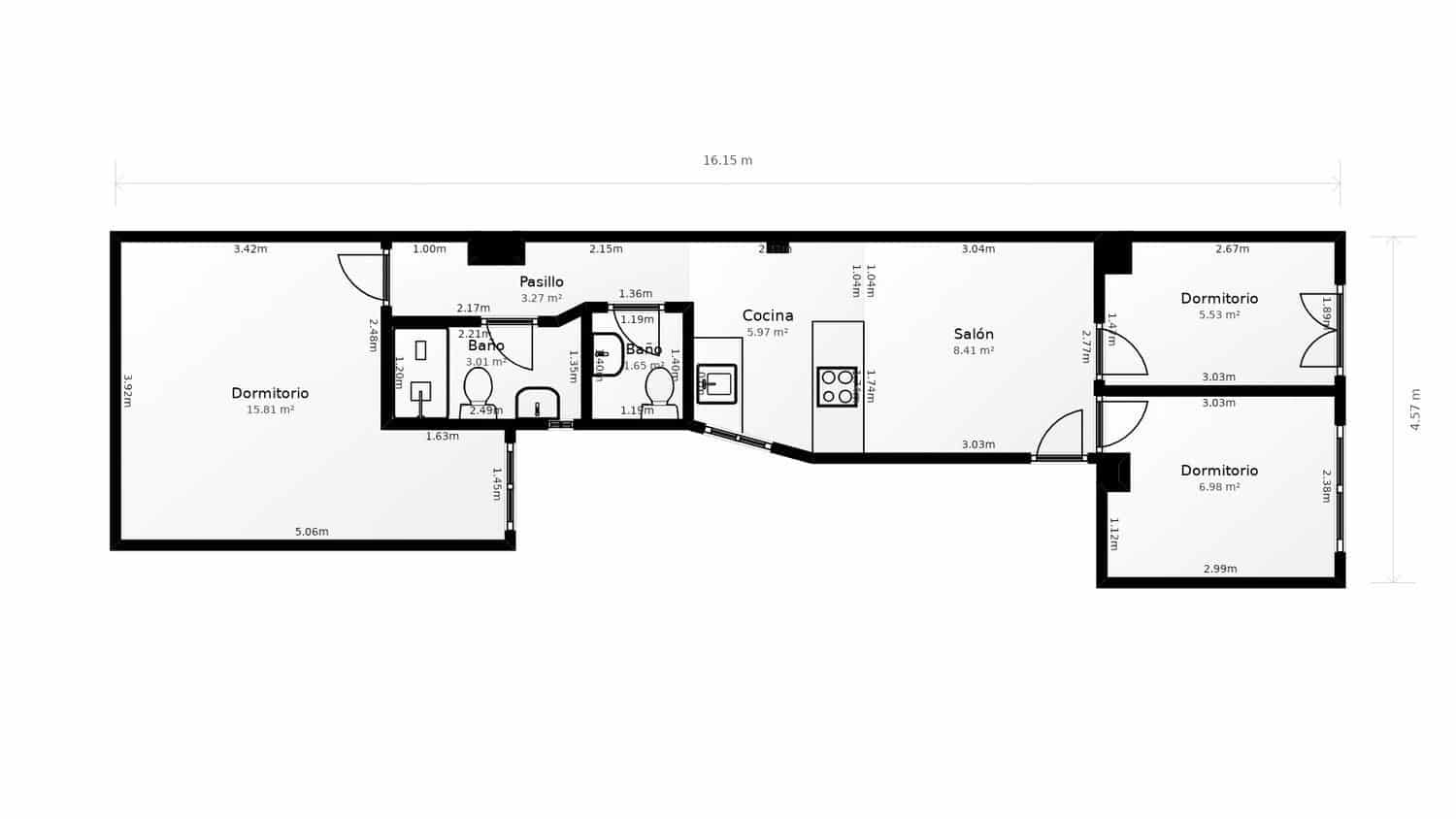 3 sypialnia Apartament na sprzedaż w Miasto Alicante / Alacant z garażem - 188 400 € (Ref: 10158914)