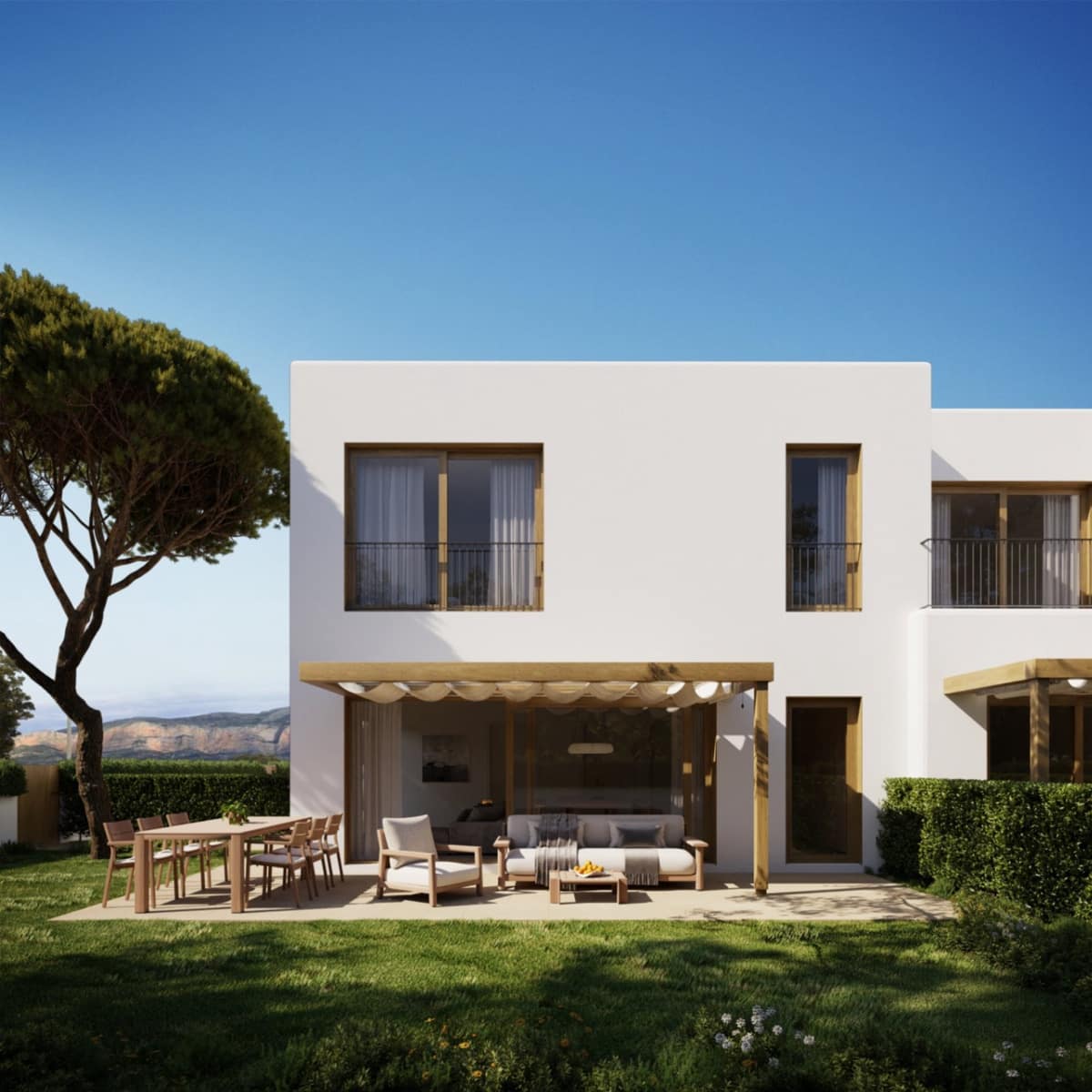 3 sypialnia Dom blizniak na sprzedaż w Gata de Gorgos z basenem garażem - 269 000 € (Ref: 9351195)