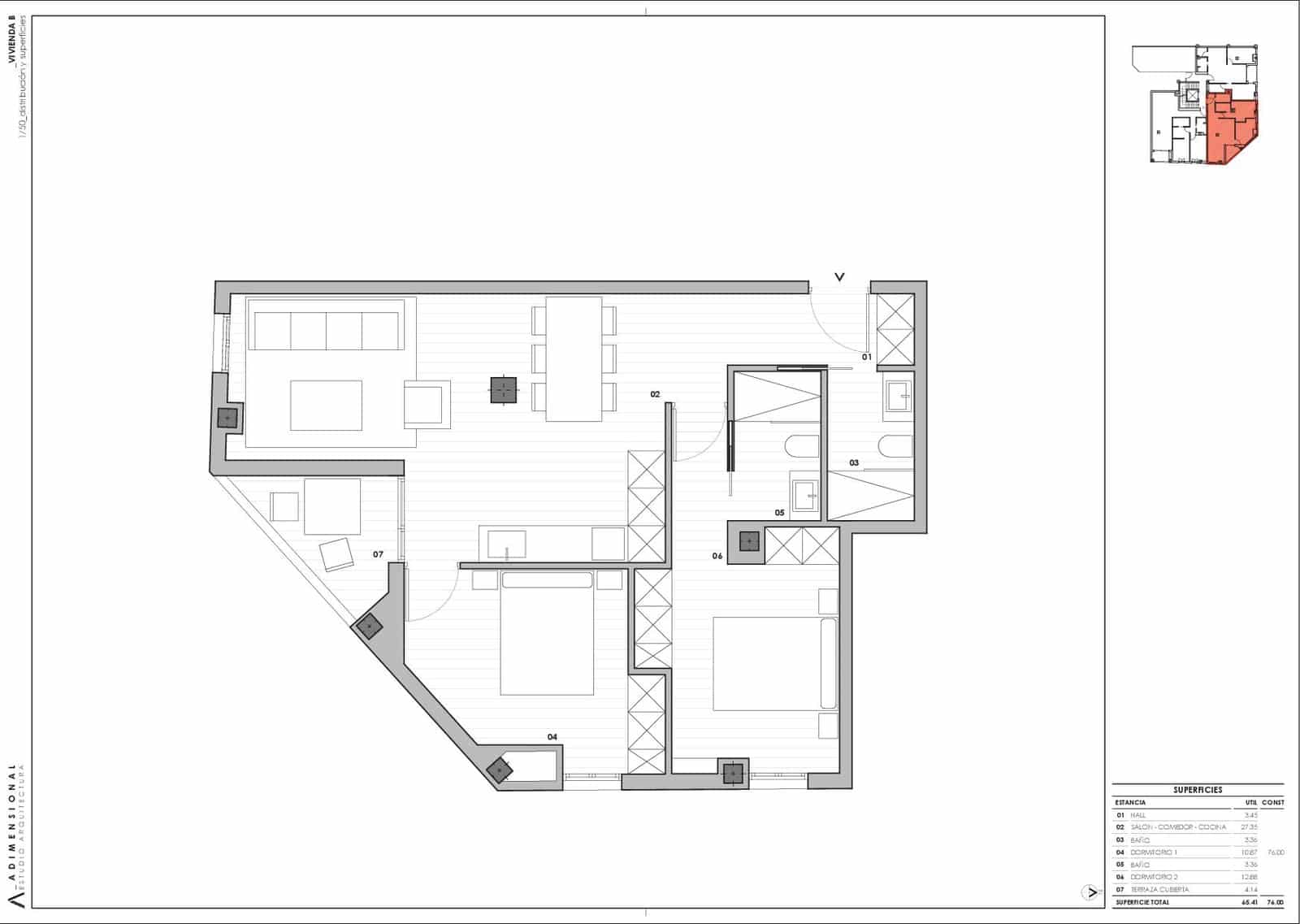 2 Zimmer Wohnung zu verkaufen in La Xara mit Garage - 220.000 € (Ref: 9379922)