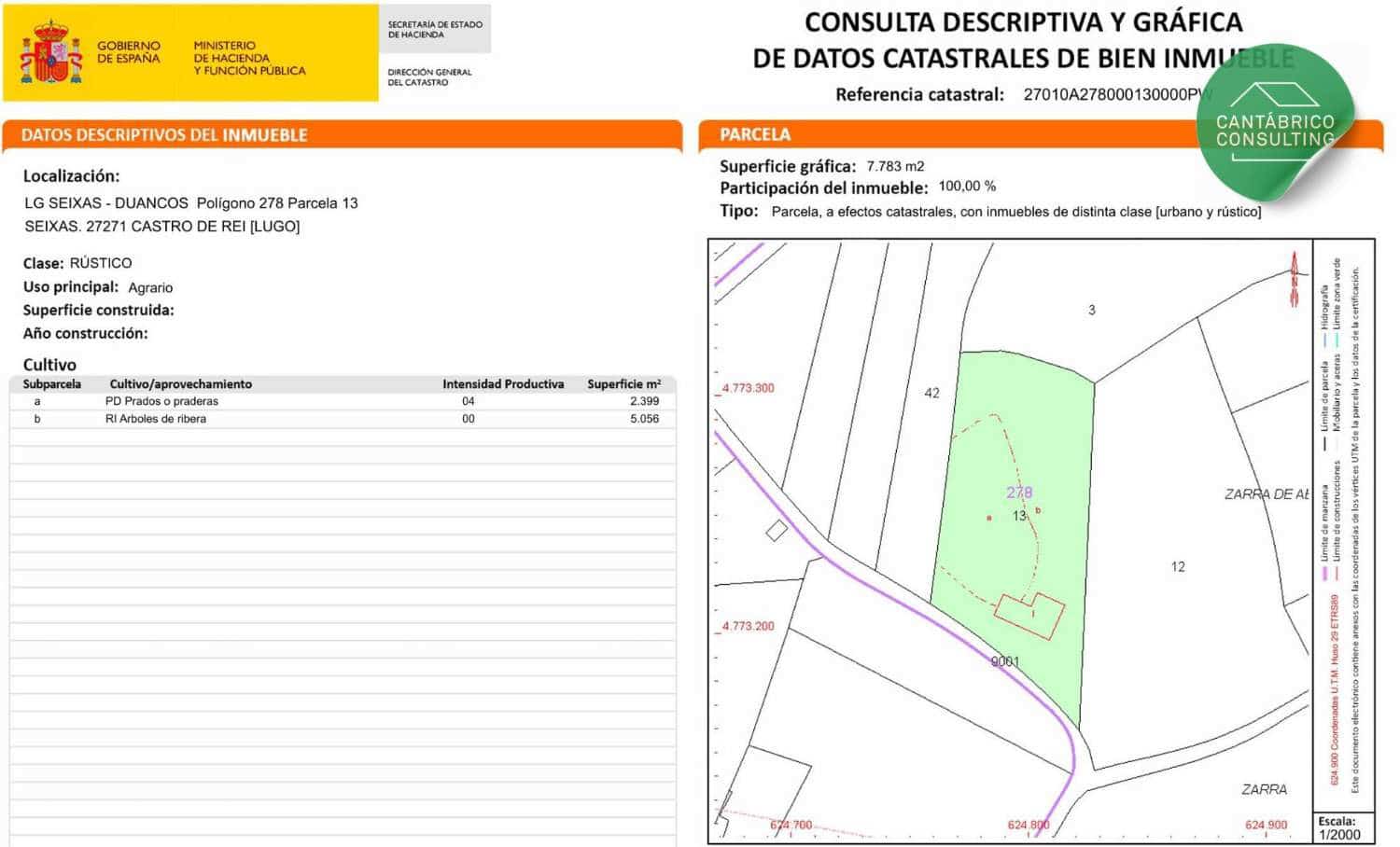 Hotel for sale in Castro de Rei - € 485,000 (Ref: 10061272)