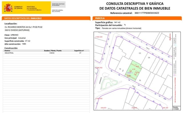 Erhverv til salg i Centro Urbano, Oviedo - € 40.000 (Ref: 6586953)