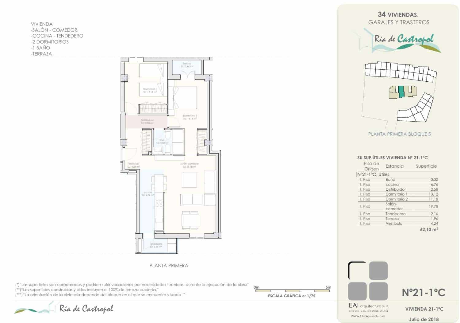 2 soveværelse Lejlighed til salg i Castropol - € 194.500 (Ref: 8662071)