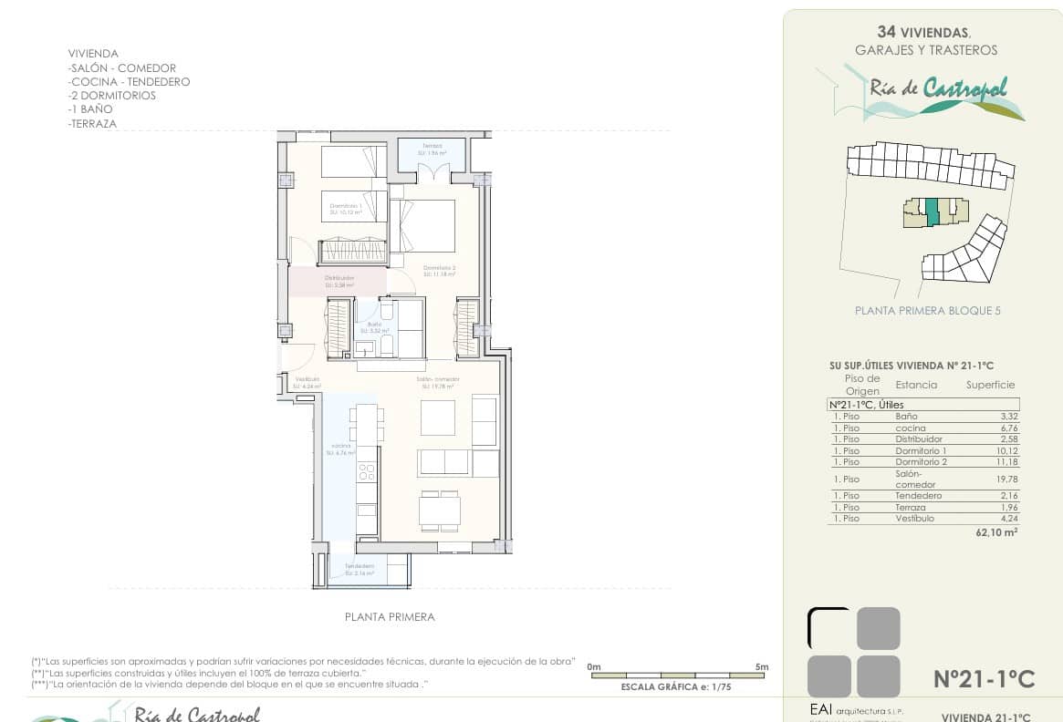 2 soveværelse Lejlighed til salg i Castropol - € 194.500 (Ref: 8662071)