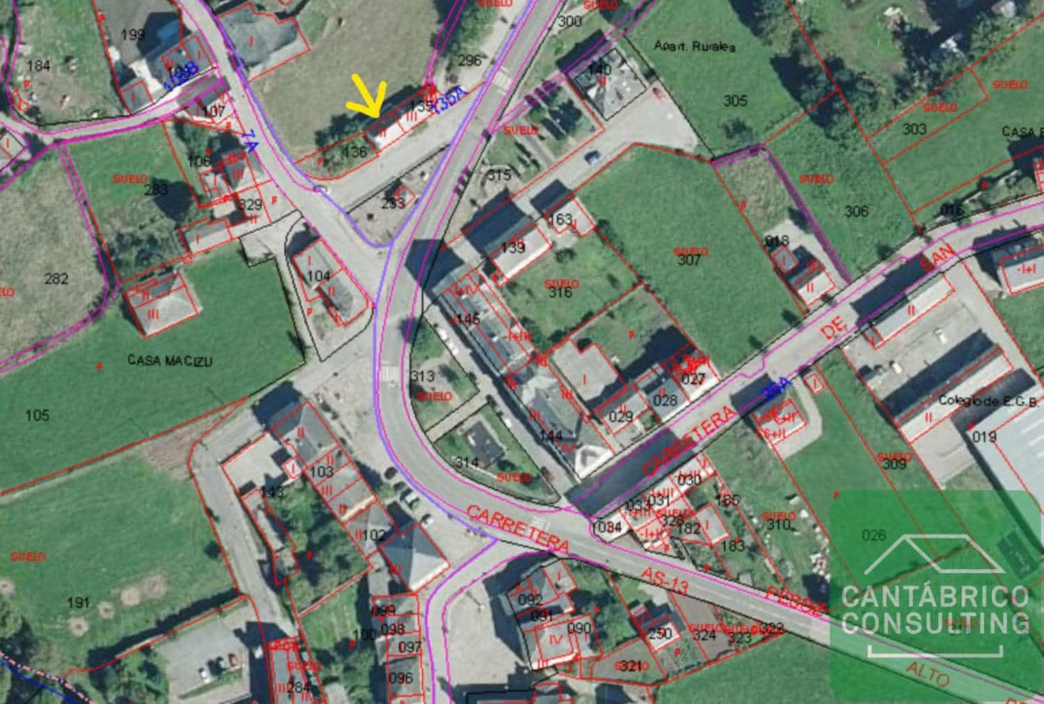 4 slaapkamer Rijtjeshuis te koop in San Martin de Oscos - € 96.000 (Ref: 8954107)