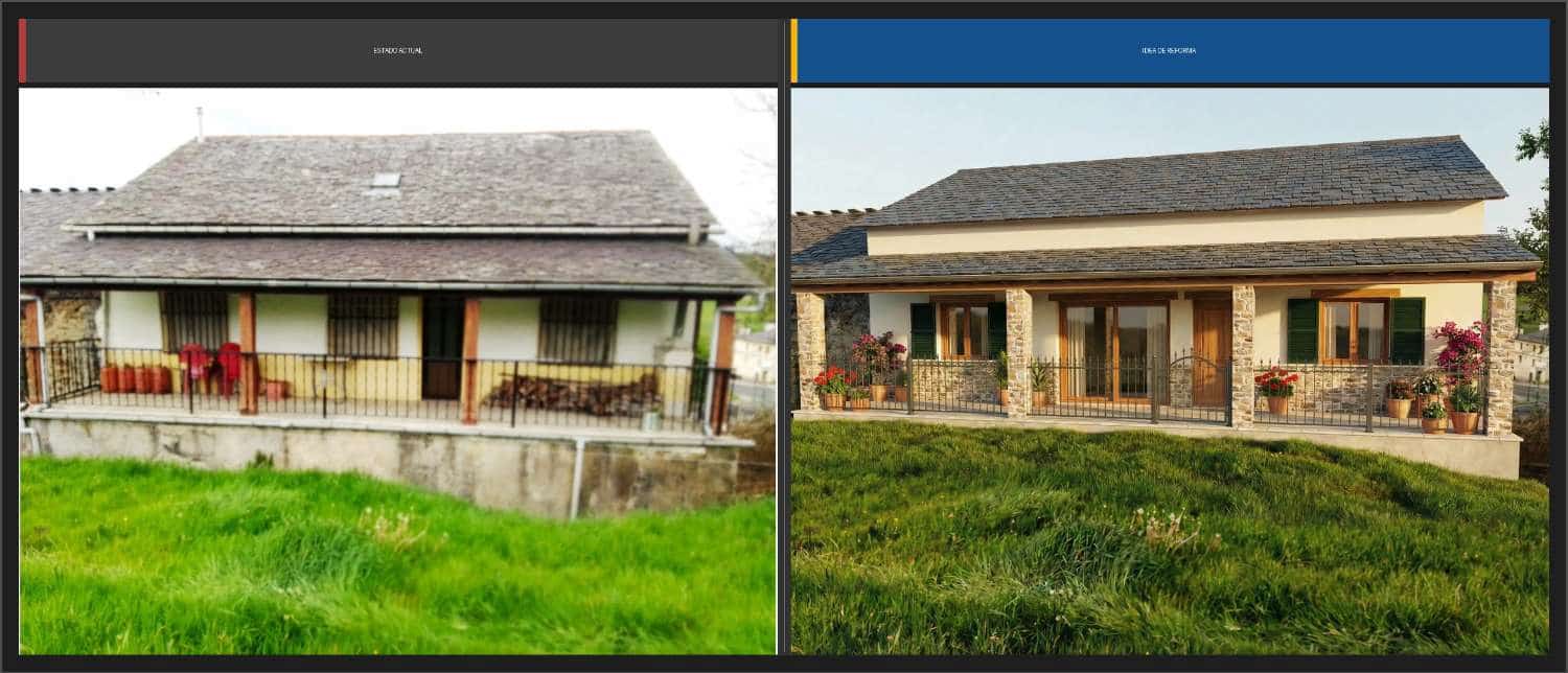 4 soverom Rekkehus til salgs i San Martin de Oscos - € 96 000 (Ref: 8954107)