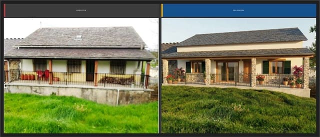 4 soveværelse Rækkehus til salg i San Martín de Oscos - € 96.000 (Ref: 8954107)