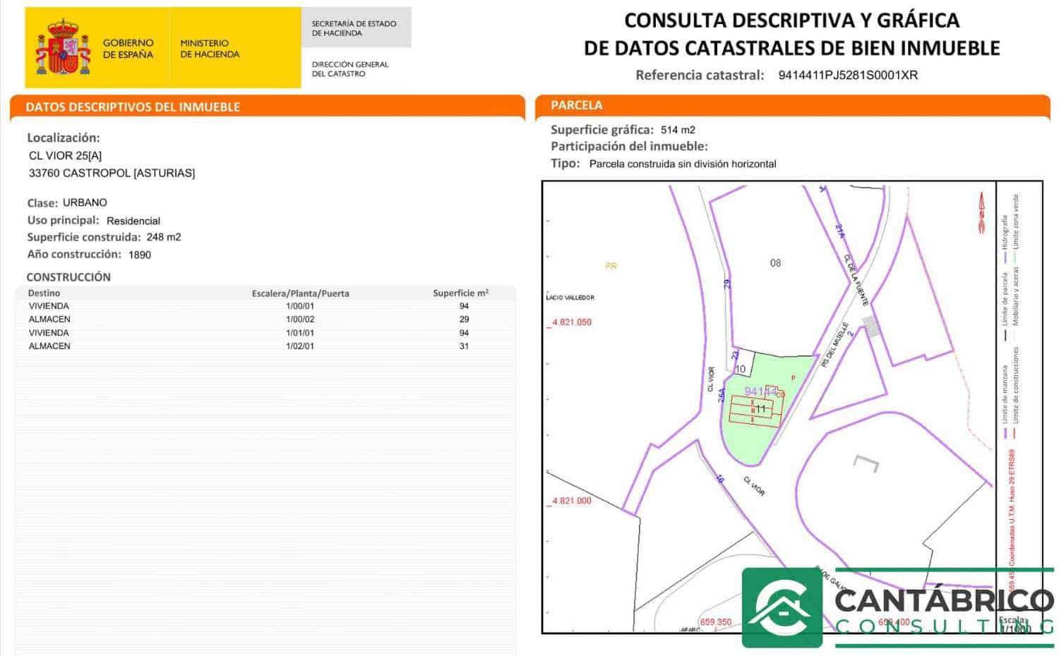 3 soverom Hus til salgs i Castropol med garasje - € 180 000 (Ref: 8956869)