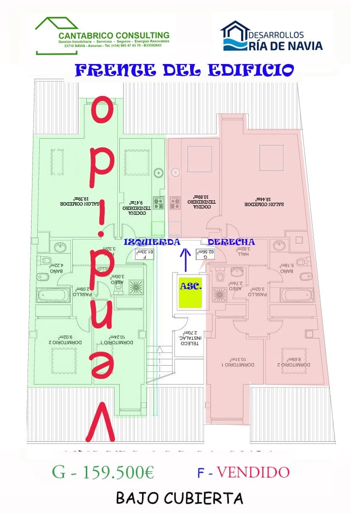 2 sypialnia Mieszkanie na sprzedaż w Coana - 160 000 € (Ref: 9022947)
