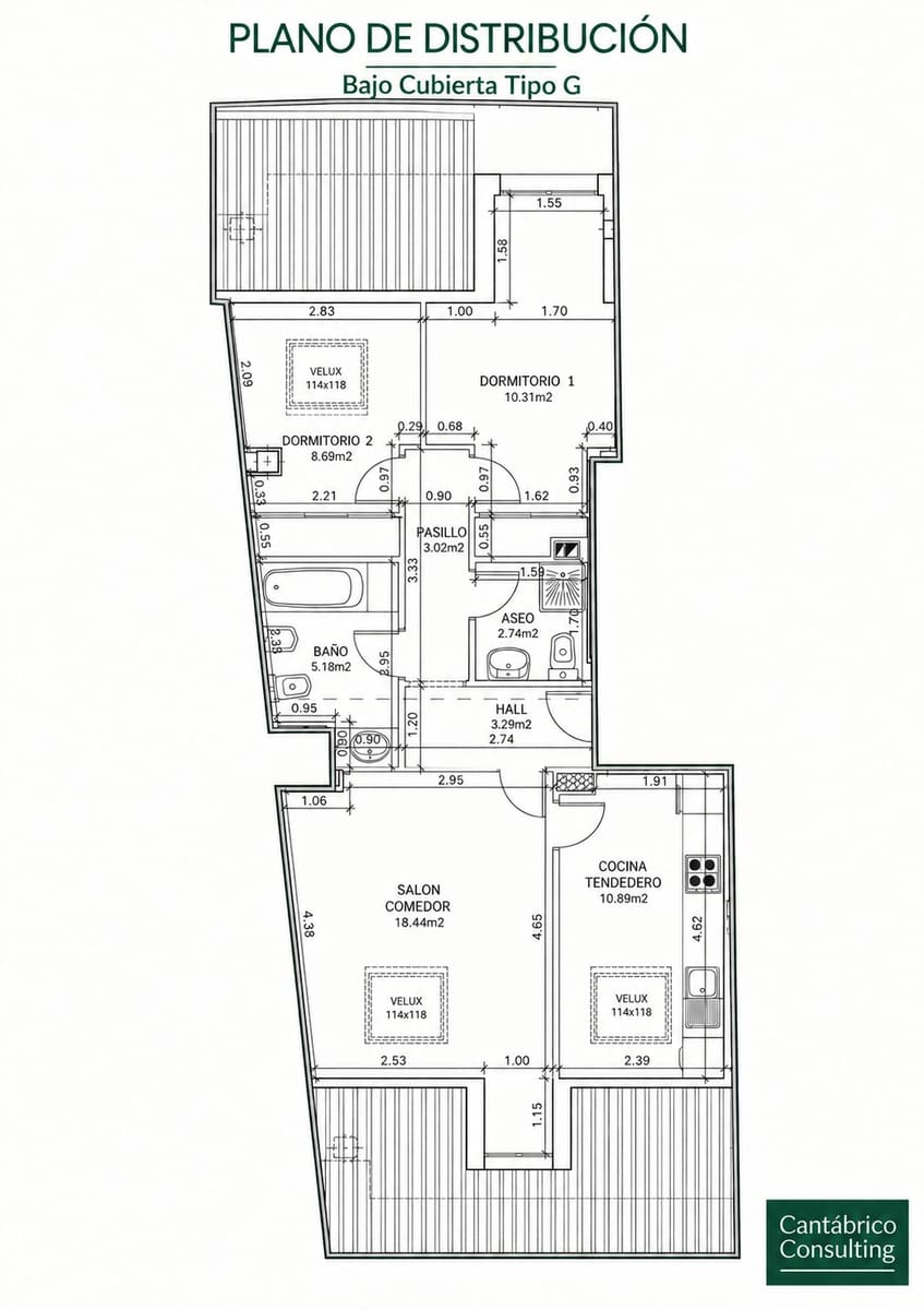 2 camera da letto Appartamento in vendita in Coana con garage - 165.000 € (Rif: 9022947)