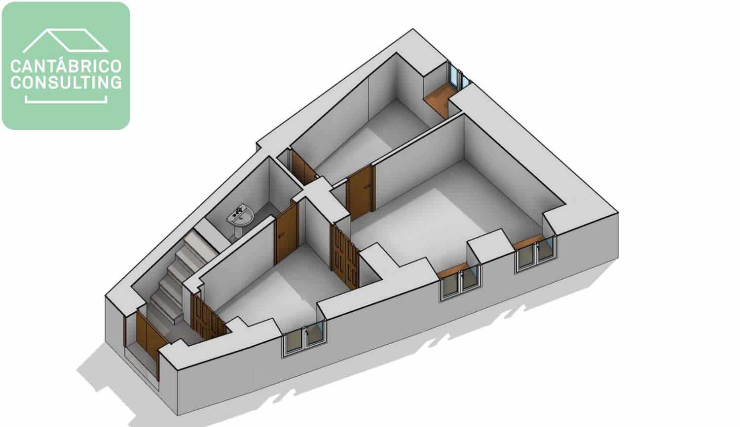3 soveværelse Semi-Rækkehus til salg i Castropol - € 195.000 (Ref: 9157824)