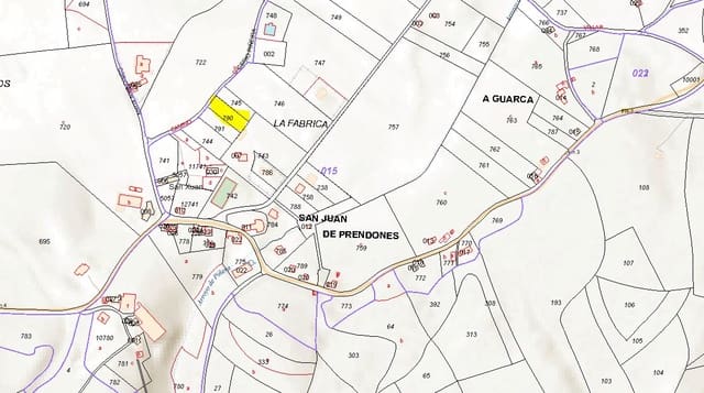 Byggetomt til salgs i El Franco - € 41 500 (Ref: 9157825)