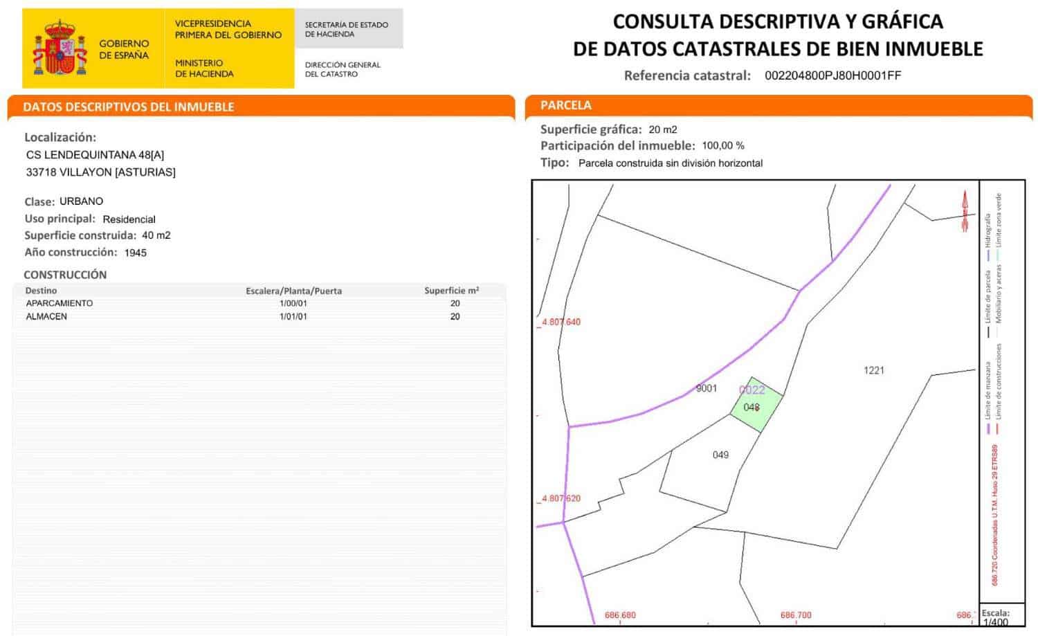 1 soverom Hus til salgs i Villayon med garasje - € 42 000 (Ref: 9358891)