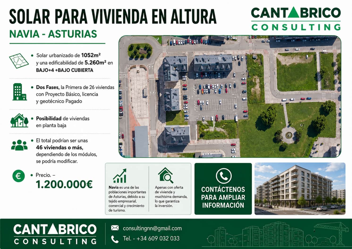 Ubebygd land til salgs i Navia - € 1 200 000 (Ref: 9967171)