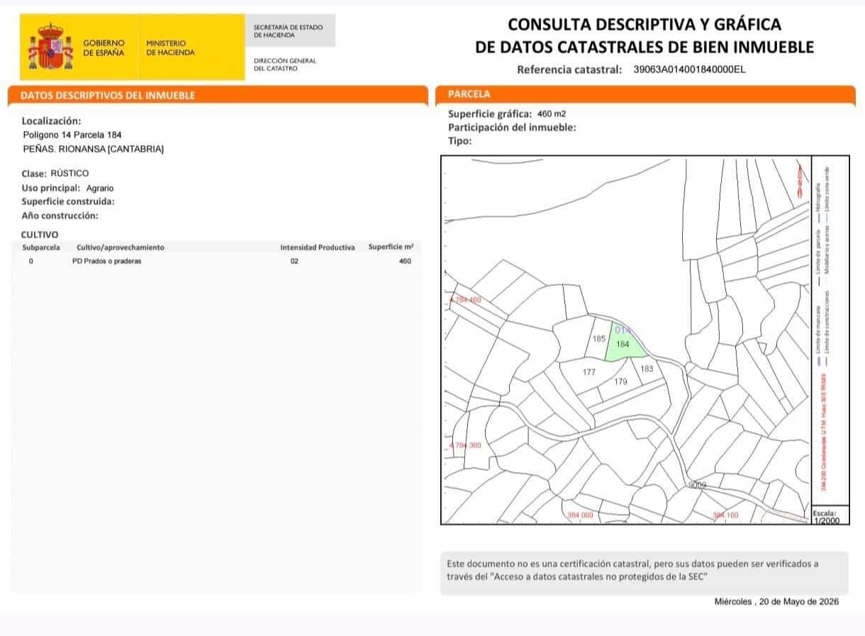Bouwgrond te koop in Rionansa - € 112.000 (Ref: 9861726)