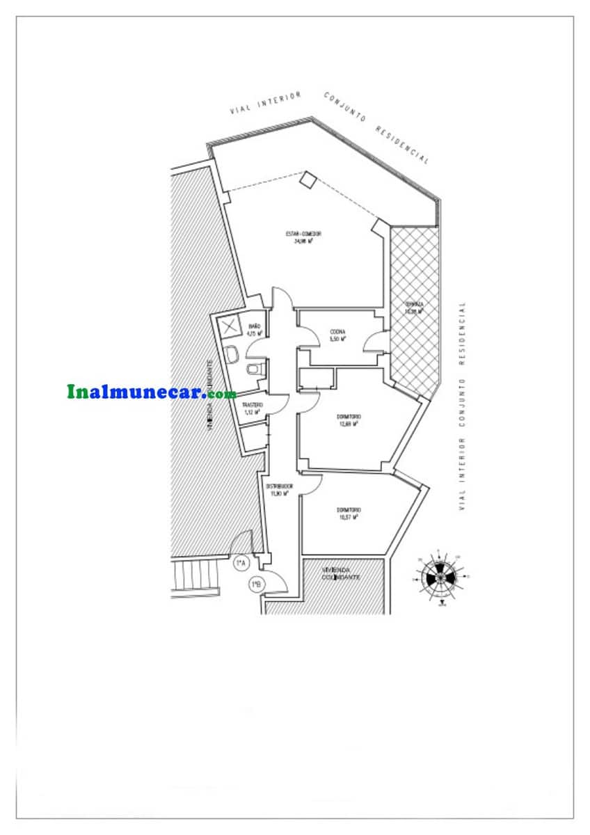 2 sypialnia Mieszkanie na sprzedaż w Almunecar z basenem garażem - 215 000 € (Ref: 9367018)