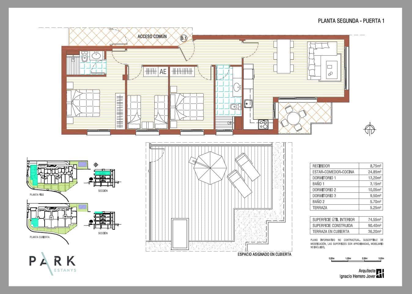 3 soverom Penthouse til salgs i Platja d'Aro med svømmebasseng garasje - € 425 000 (Ref: 8669229)