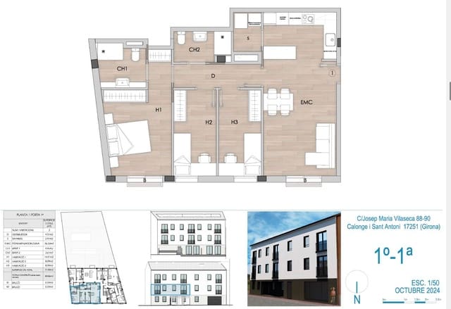3 soverom Leilighet til salgs i Calonge i Sant Antoni med svømmebasseng garasje - € 275 000 (Ref: 9438938)