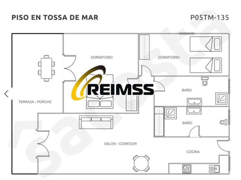 2 soveværelse Lejlighed til salg i Tossa de Mar med garage - € 294.000 (Ref: 8022769)