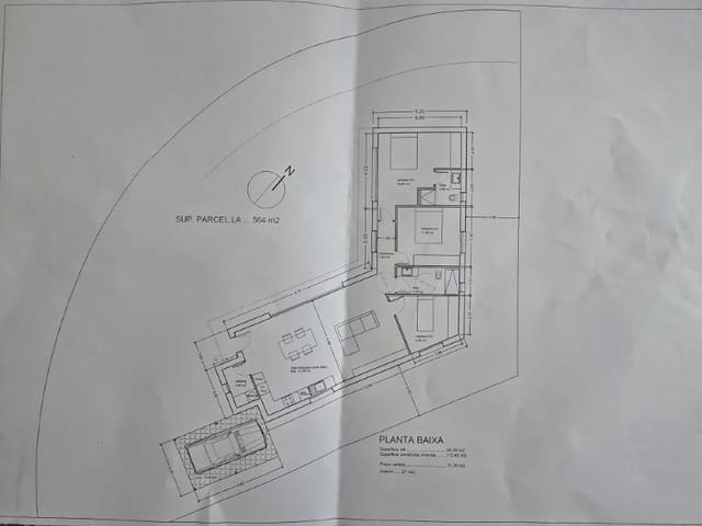 3 bedroom Villa for sale in Terrafortuna, Vidreres with garage - € 250,000 (Ref: 9312597)