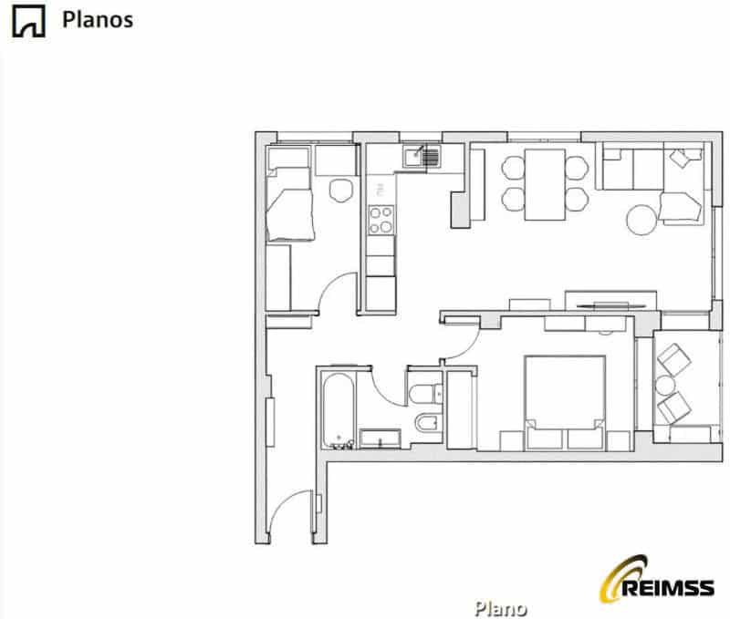 2 makuuhuone Huoneisto myytävänä paikassa Lloret de Mar mukana uima-altaan - 237 000 € (Ref: 9989437)