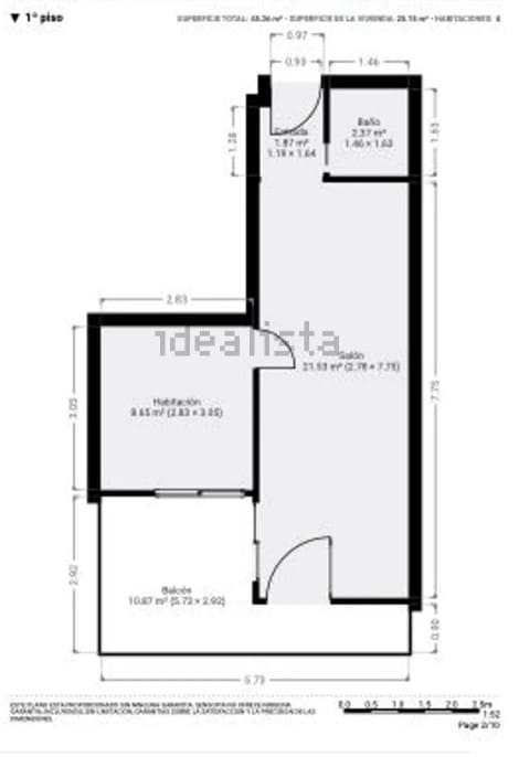 1 makuuhuone Ranta-asunto myytävänä paikassa Peniscola mukana uima-altaan 
autotalli - 160 000 € (Ref: 9575015)