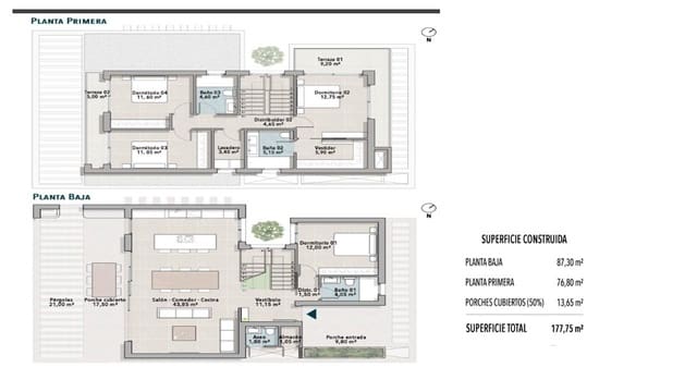4 sypialnia Willa na sprzedaż w Los Balcones - Los Altos, Torrevieja z basenem - 815 000 € (Ref: 8880142)