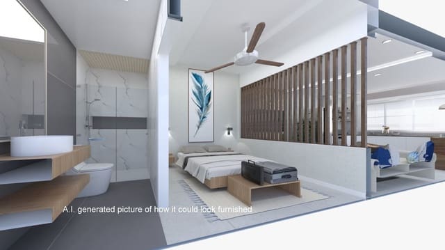 1 soverom Studio til salgs i Mijas Golf, Mijas med svømmebasseng garasje - € 189 000 (Ref: 10026164)