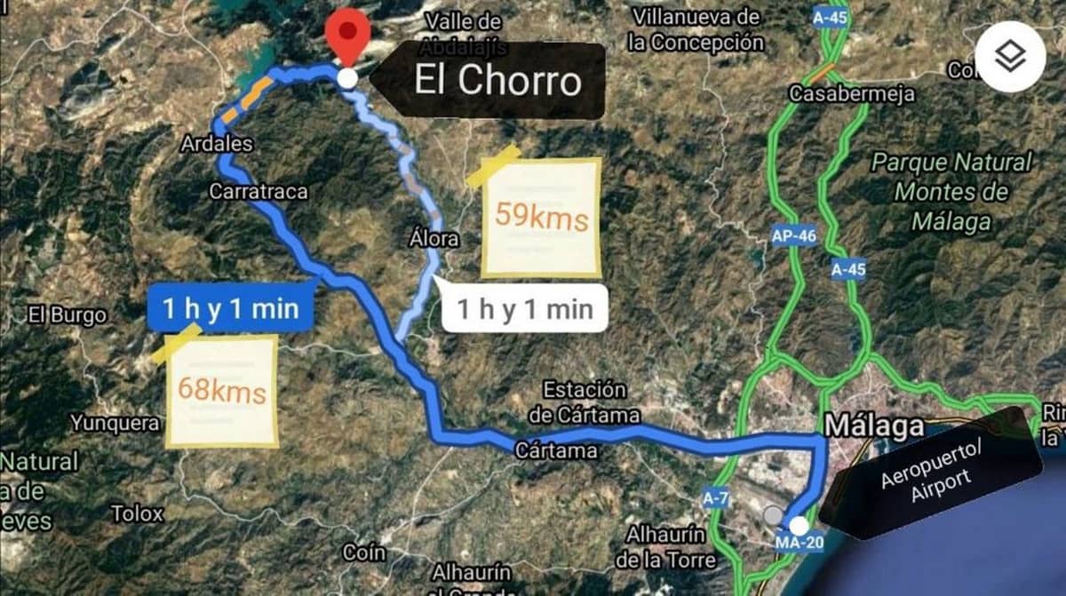 2 soveværelse Finca/Landehus til salg i El Chorro med swimmingpool garage - € 449.000 (Ref: 8329316)