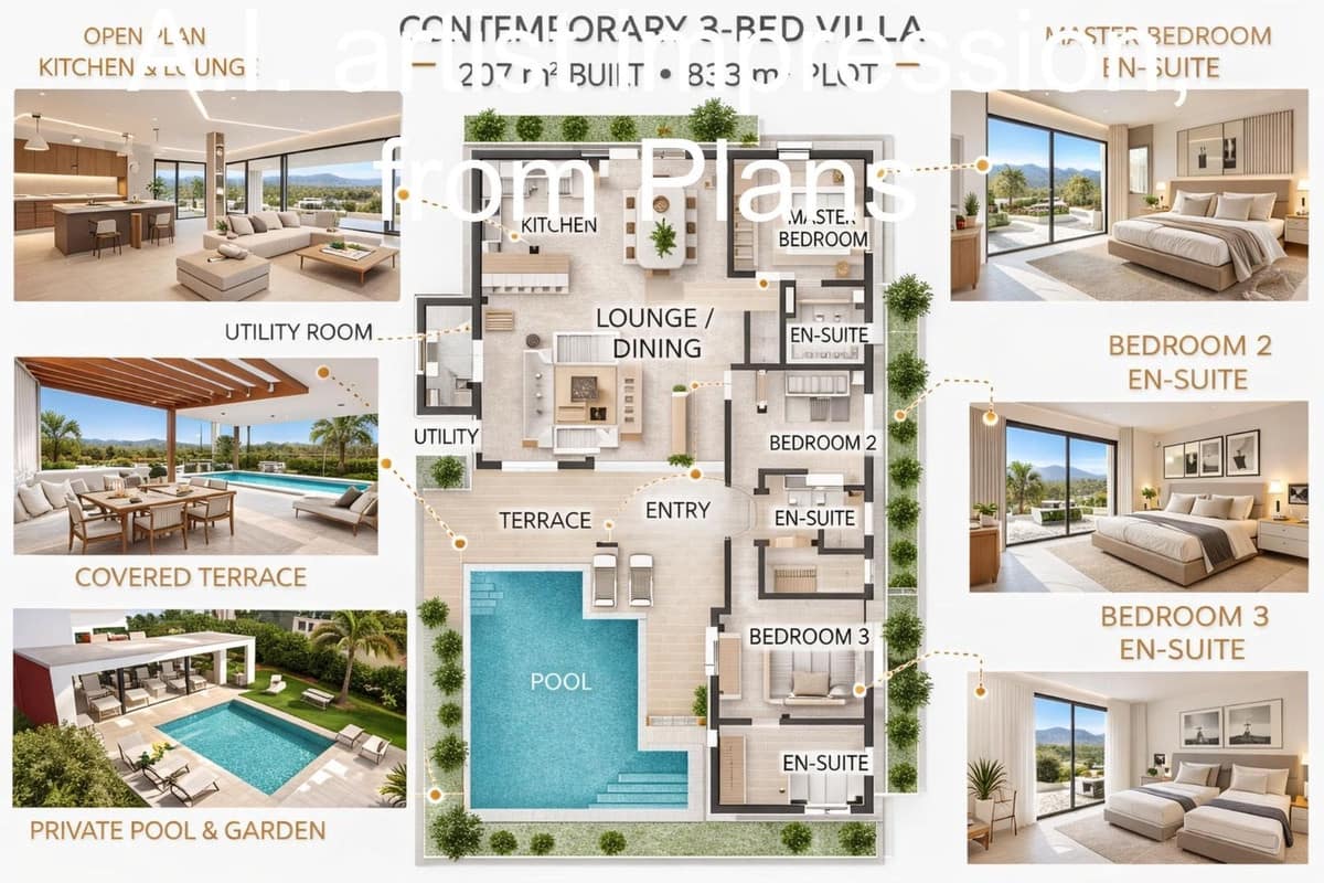 3 bedroom Villa for sale in Alhaurin el Grande with pool garage - € 769,000 (Ref: 9667155)