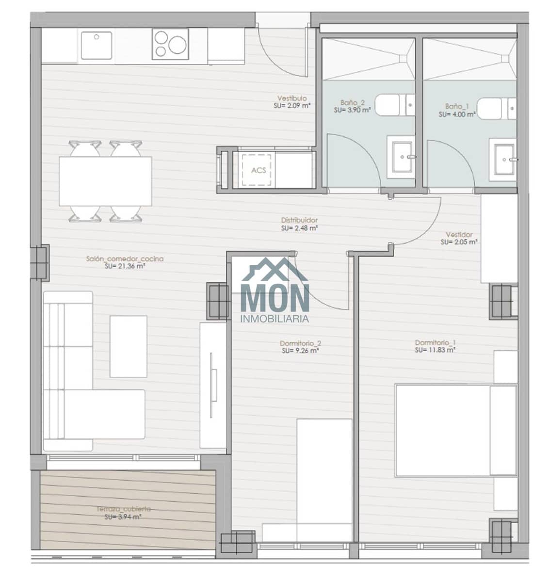 2 soverom Leilighet til salgs i Alzira - € 148 200 (Ref: 10078746)