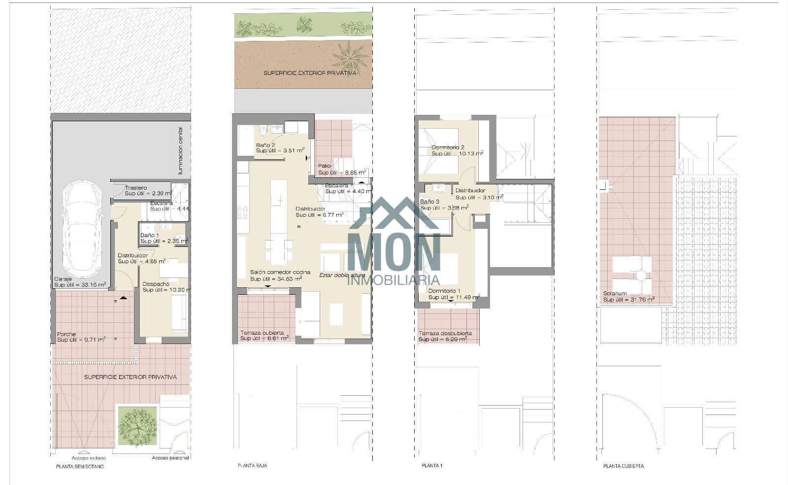 3 soveværelse Byhus til salg i Denia med swimmingpool garage - € 625.000 (Ref: 10078757)