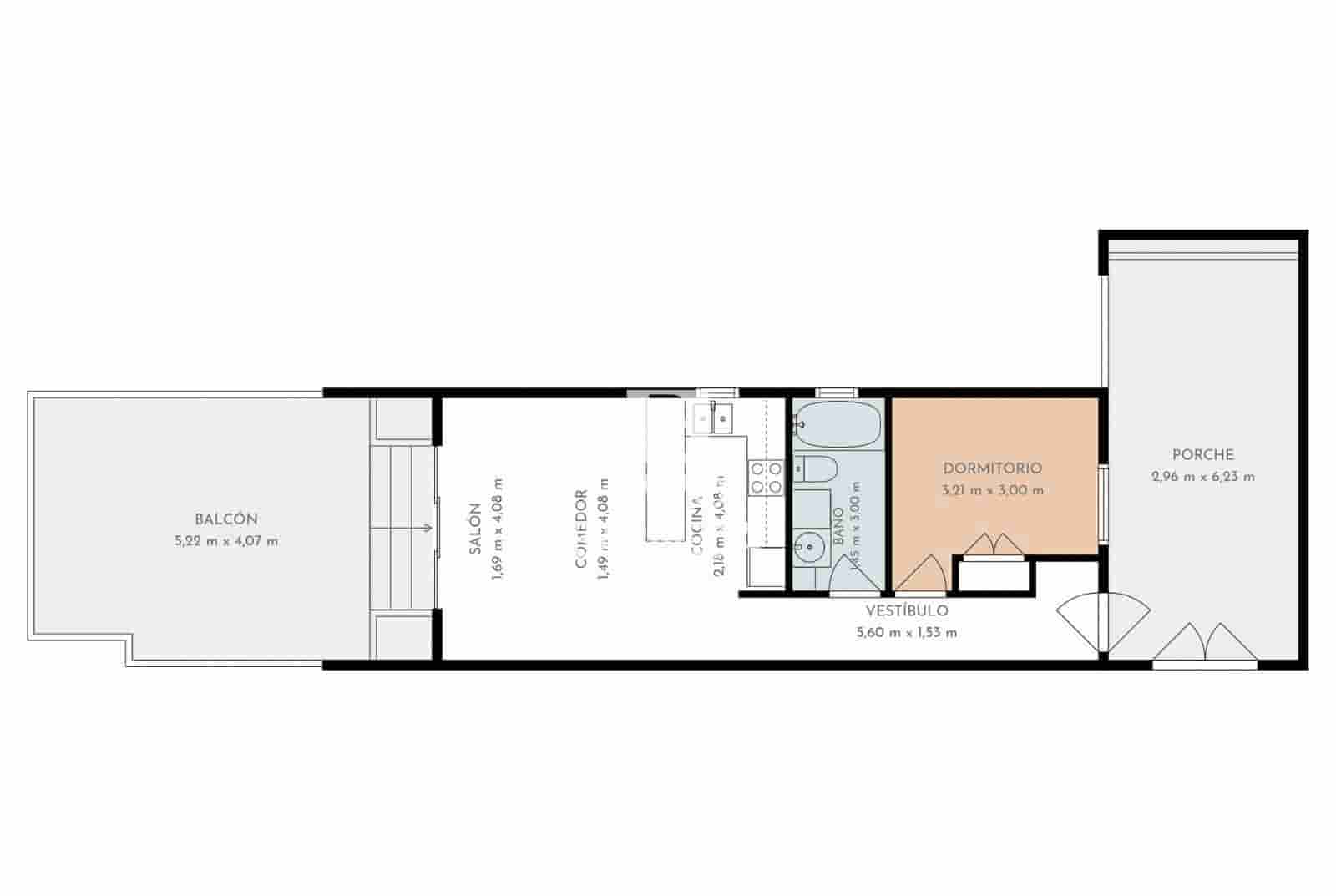 1 sovrum Lägenhet till salu i Roses - 172 000 € (Ref: 10049645)