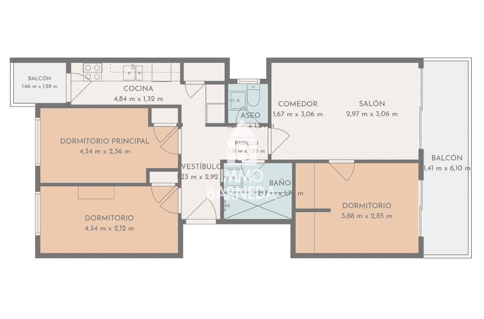 3 bedroom Flat for sale in Roses - € 249,000 (Ref: 10080142)